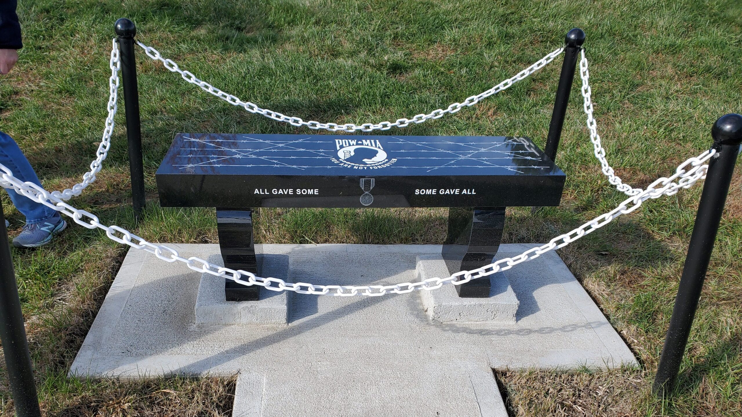 Memorial bench veteran northern kentucky angelic memorials