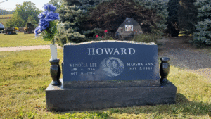 Slant monument, Angelic Memorials, Monuments, Northern Kentucky, headstones, gravestones