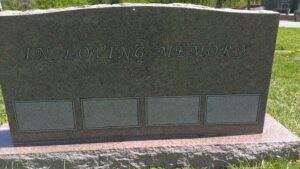 Upright Headstone | Morning Rose | Highland Cemetery, Angelic Memorials, Monuments, Northern Kentucky, headstones, gravestones