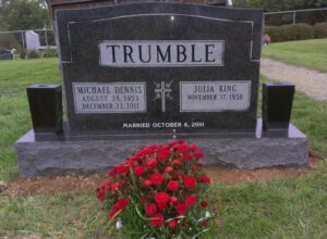 Upright Headstone | American Black | Richwood Cemetery, Angelic Memorials, Monuments, Northern Kentucky, headstones, gravestones